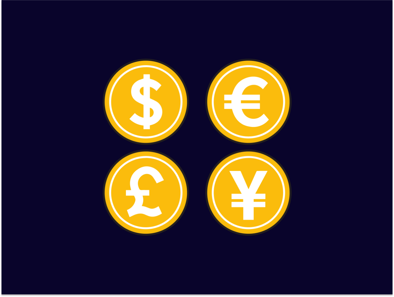 Different currency symbols