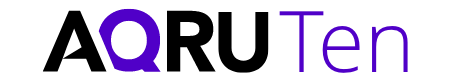 AQRU Ten Logo
